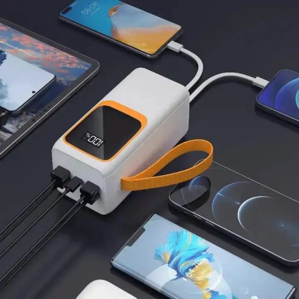 Aspor A350 50,000mah – Fast Charging With Built-in Flashlight Power Bank For Mobile And Laptops