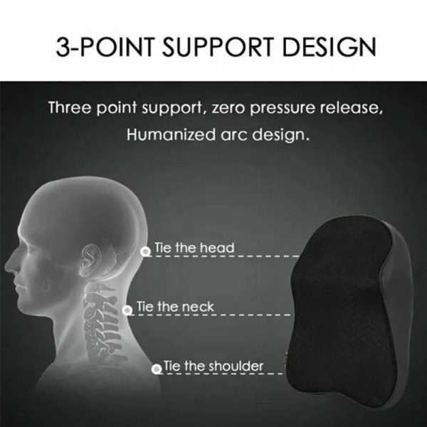 Car Seat Headrest Cushion Memory Foam Pillow Neck Support Pad Universal Headrest Neck Pillow – Pillow Car Cushion