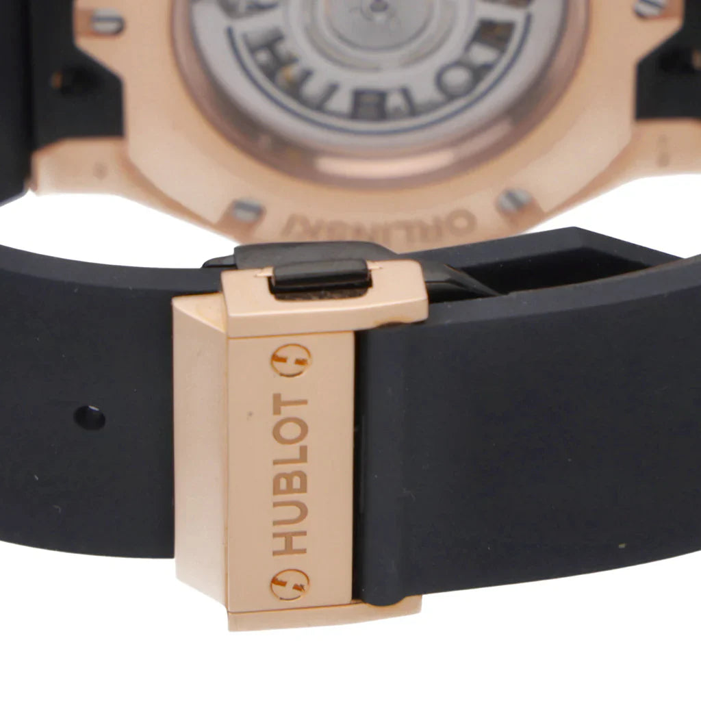 HB MENS LUXURY DIAMOND CUT STONE WATCH