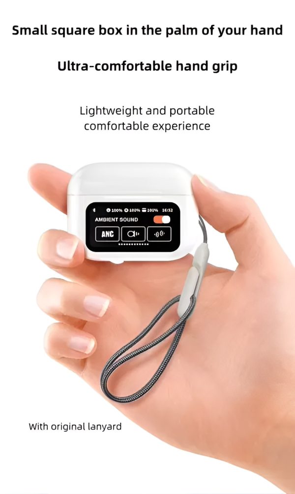 A9 Pro Anc/enc Wireless Earbuds | Airpods Pro - Airpods pro 2 | Double Dark Noise Reduction