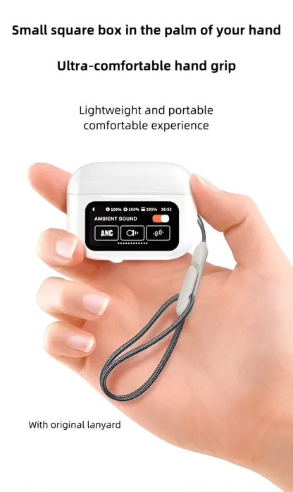 A9 Pro Anc/enc Wireless Earbuds | Airpods Pro - Airpods pro 2 | Double Dark Noise Reduction