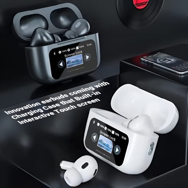 A9 Pro Anc/enc Wireless Earbuds | Airpods Pro - Airpods pro 2 | Double Dark Noise Reduction