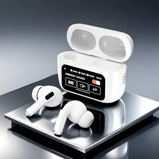A9 Pro Anc/enc Wireless Earbuds | Airpods Pro - Airpods pro 2 | Double Dark Noise Reduction