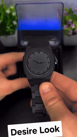Arabic Black Watch | Arabic Aura Watch