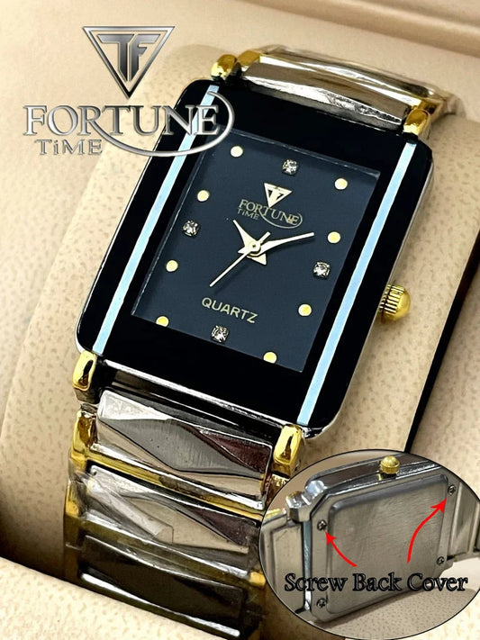 Fortune Time Quartz Stylish Steel Strap Watch