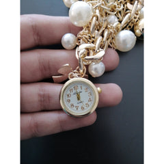 Stylish Luxury Pearls Bracelet Women’s Watch