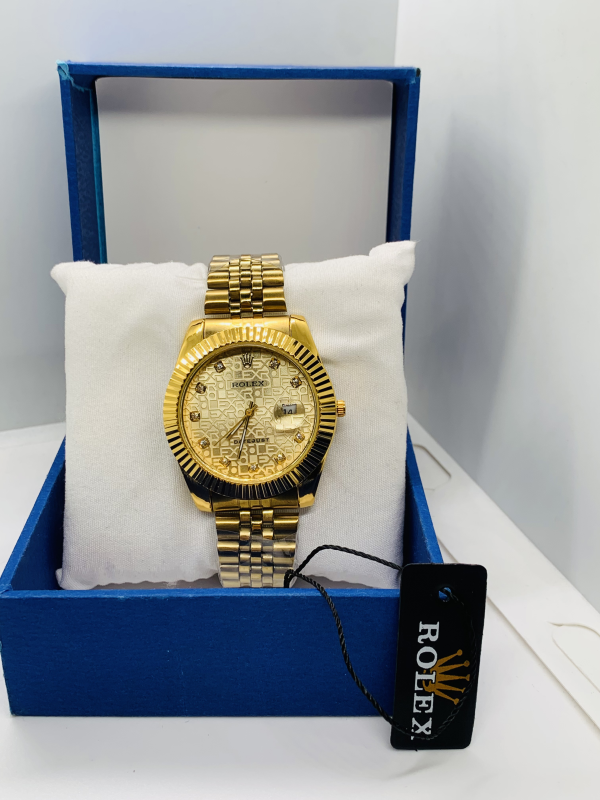 Rolex Date Just Stainless Steel Chain Watch
