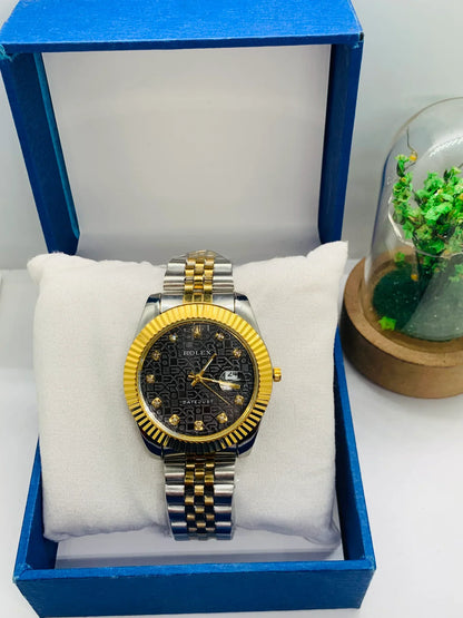 Rolex Date Just Stainless Steel Chain Watch