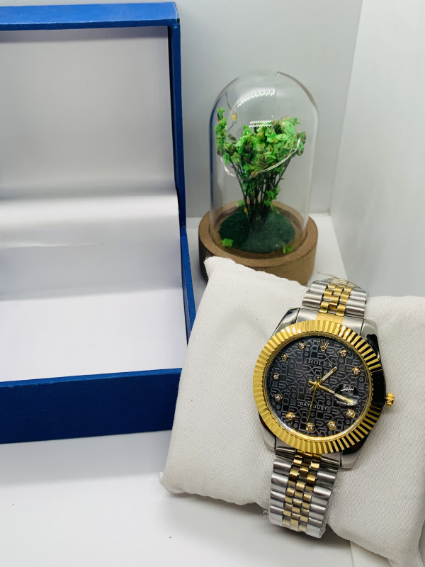 Rolex Date Just Stainless Steel Chain Watch