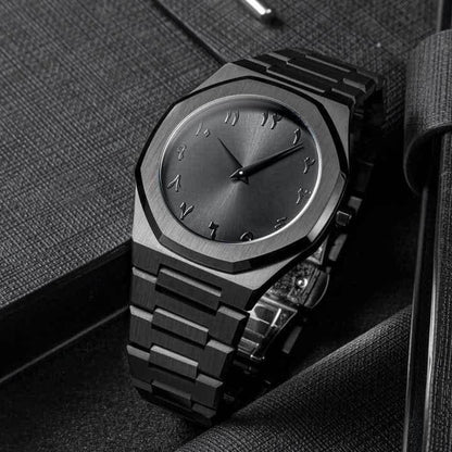 Arabic Black Watch | Arabic Aura Watch
