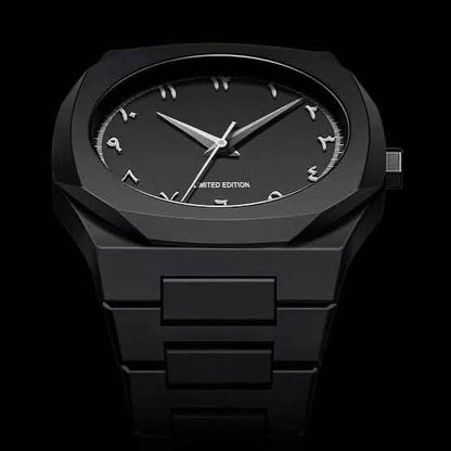 Arabic Black Watch | Arabic Aura Watch