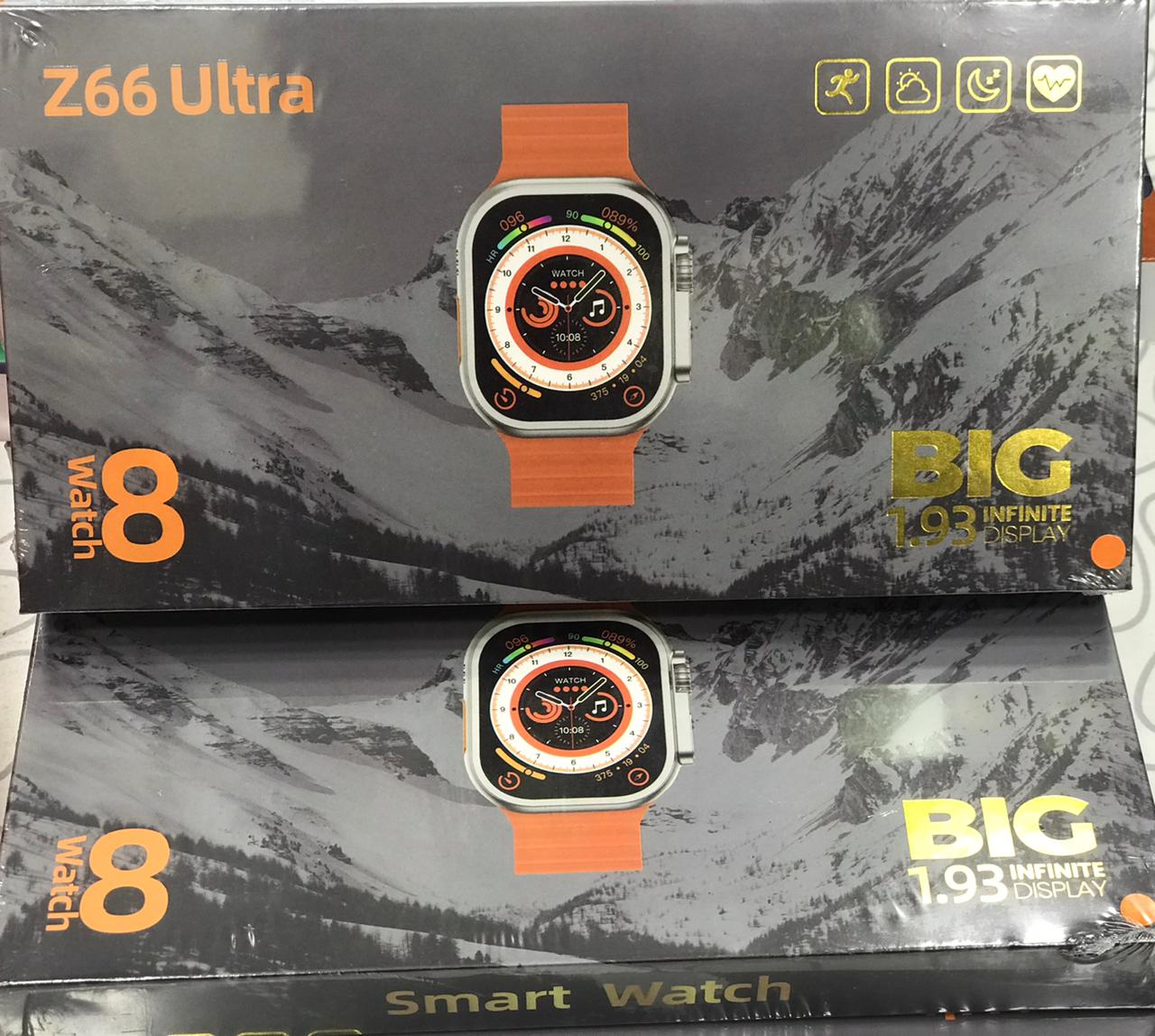 1.93 Inch Screen Heart Rate Monitor Ultra Smart Watch