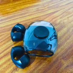 BXE AuraSpin Wireless Earcuffs with RGB Light & Fidget Spinner, Waterproof Mini Sports Earbud