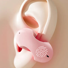 BXE AuraSpin Wireless Earcuffs with RGB Light & Fidget Spinner, Waterproof Mini Sports Earbud