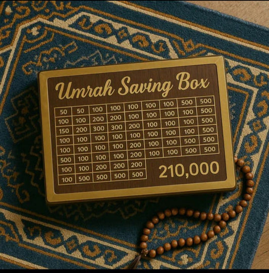 Umrah Saving Box- 2 in 1(With Marker)
