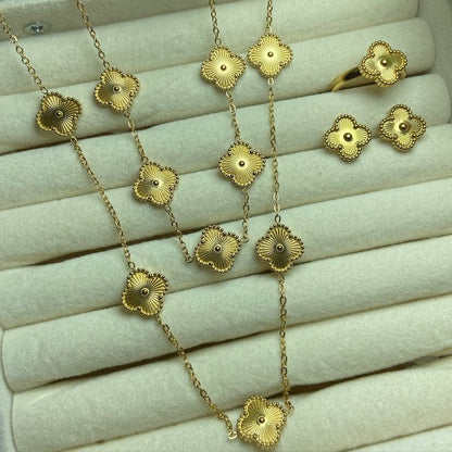 Stainless Steel Premium 4 Leaf Set