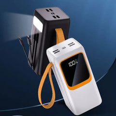 Aspor A350 50,000mah – Fast Charging With Built-in Flashlight Power Bank For Mobile And Laptops