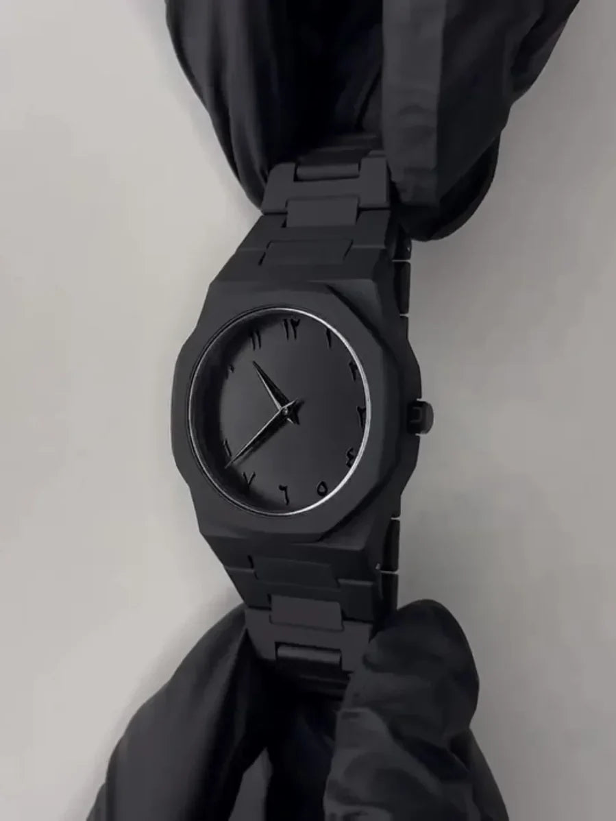 Arabic Black Watch | Arabic Aura Watch