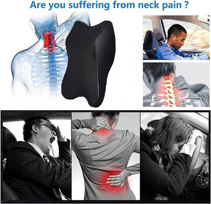 Car Seat Headrest Cushion Memory Foam Pillow Neck Support Pad Universal Headrest Neck Pillow – Pillow Car Cushion