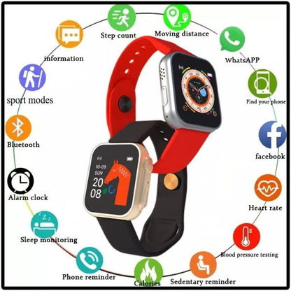 D20 Ultra Smartwatch Heart Rate Blood Pressure Oxygen Relog Intelligent Smart Bracelet