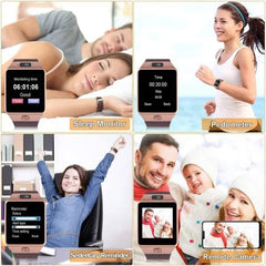 DZ09 Smartwatch with SIM & SD Slot, Touchscreen, Fitness Tracker