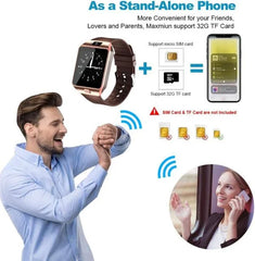 DZ09 Smartwatch with SIM & SD Slot, Touchscreen, Fitness Tracker