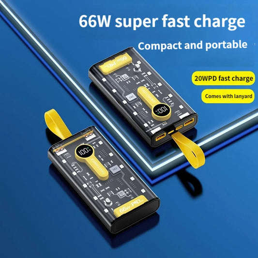 66w Fast Charging 20,000 Mah Power Bank