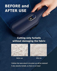 Electric Fabric Lint Shaver Fuzz Remover, Lcd Display