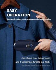 Electric Fabric Lint Shaver Fuzz Remover, Lcd Display