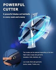 Electric Fabric Lint Shaver Fuzz Remover, Lcd Display