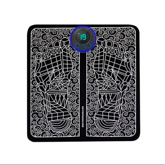 Ems Foot Massager Mat Electric Usb Charging Smart Display Ten Acupuncture Feet Cushion Blood Circulation Pad