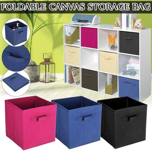 Foldable Canvas Storage Box