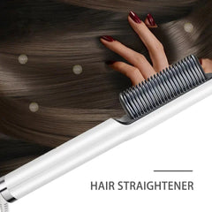 Hqt-909b Electric Professional Hair Straightening Brush