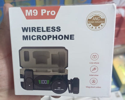 M9 Pro Wireless Microphone / Wireless Microphone Video Recording Microphone For Streaming