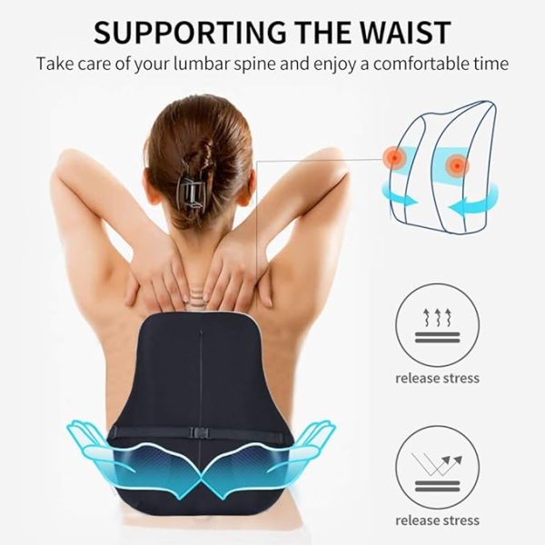Memory Foam Back Pain Relief Lumbar Support Car Cushion Pillow Of Chair Sofa Seat Back