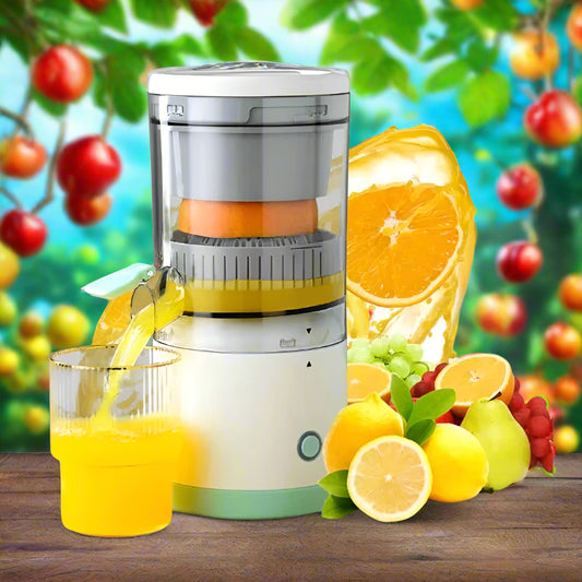 Portable Electric Juicer | USB Rechargeable, Hands-Free Orange, Lemon & all kind of fruits Juice Extractor
