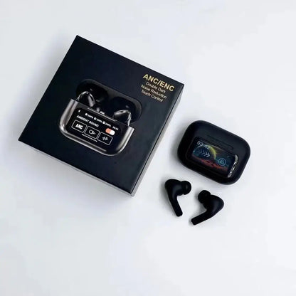 A9 Pro Anc/enc Wireless Earbuds  | Airpods Pro - Airpods pro 2 | Double Dark Noise Reduction (black)