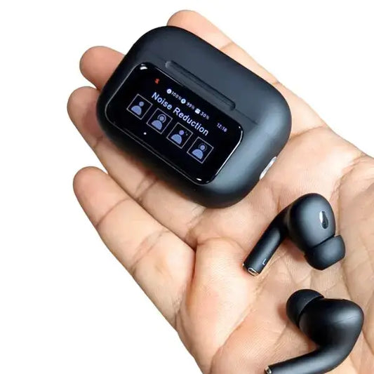 A9 Pro Anc/enc Wireless Earbuds  | Airpods Pro - Airpods pro 2 | Double Dark Noise Reduction (black)