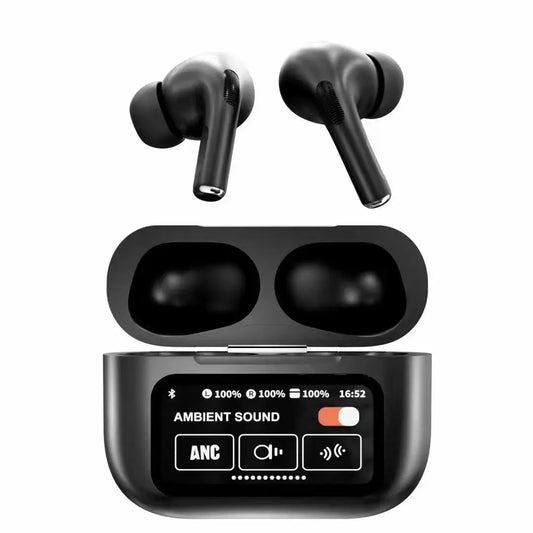 A9 Pro Anc/enc Wireless Earbuds  | Airpods Pro - Airpods pro 2 | Double Dark Noise Reduction (black)