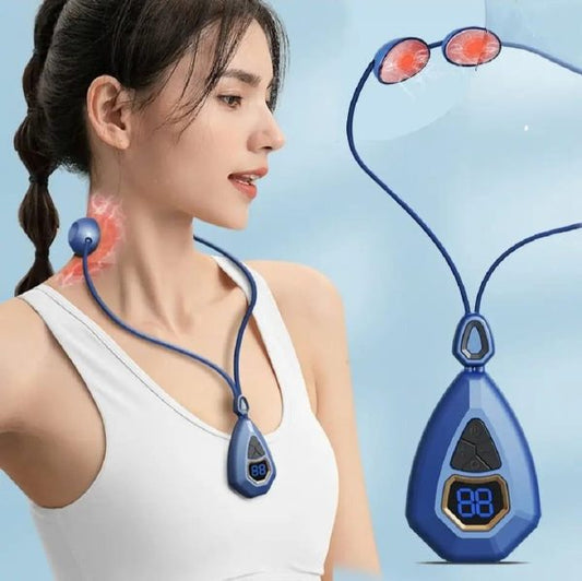 Smart Neck Massager Ems Pulse Heating Pendant Cervical Spine Massage Deep Tissue Neck Pain Relief