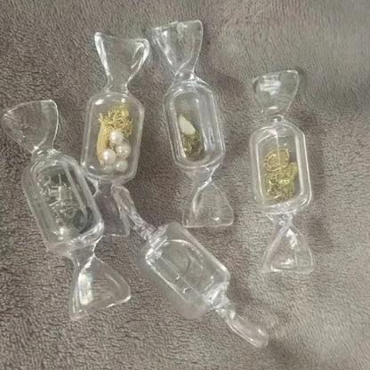 Transparent Candy Shape Box | Mini Plastic Box Rings Earrings, Jewelry Storage Organizer