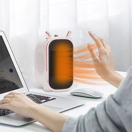 Zodiac Dragon Mini Portable Electric Desk Air Heater For Room, Small Tabletop Fan – 800w